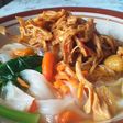 Kwetiaw kuah cuir ayam