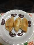 Empanadas dulces rellenas con banana y Nutella!!