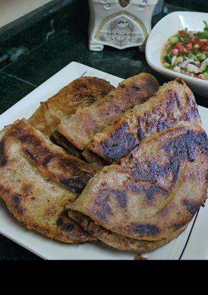 صورة لوصفة سندوتشات باللحمة المعصجة