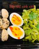 Cơm mướp đắng (khổ qua)xào tỏi