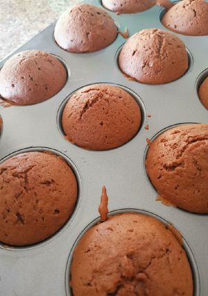 صورة لوصفة كب كيك الشوكولاتة 🧁🧁🧁