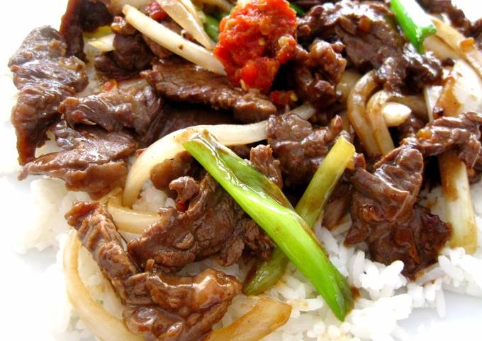 Recipe of Perfect Mongolian Beef for Two