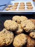 Peanut butter oat cookies with chocochips (gluten free)