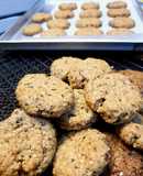 Peanut butter oat cookies with chocochips (gluten free)