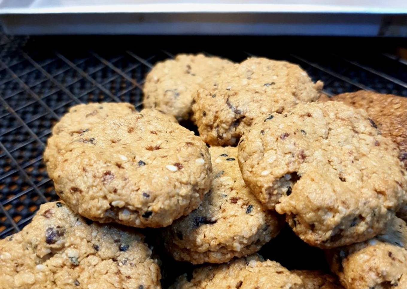 Peanut butter oat cookies with chocochips (gluten free)