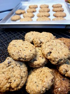 Foto resep Peanut butter oat cookies with chocochips (gluten free)