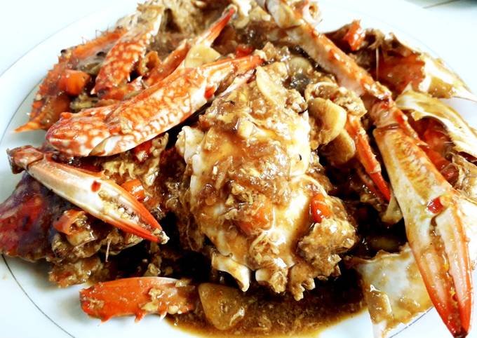 Kepiting lada hitam pedas