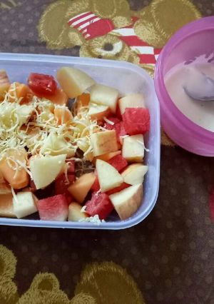Foto resep 7. Salad buah