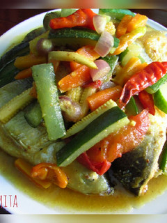 Foto resep Ikan bandeng bumbu acar kuning