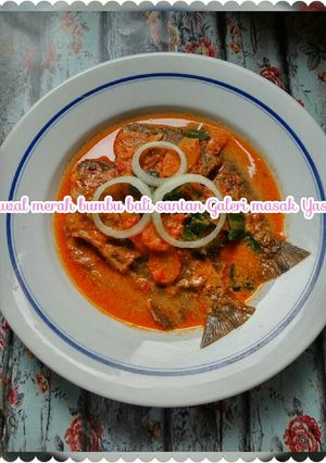 Foto resep Bawal merah bumbu bali santan Galeri masak Yasmin