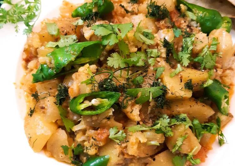 Recipe of Super Quick Homemade Gobhi Aloo
