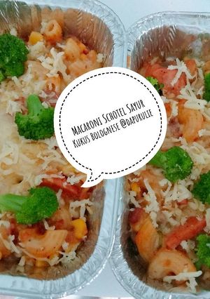 Foto resep Macaroni Schotel Sayur Kukus Bolognase
