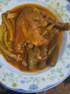 عکسی از دستور خورشت بامیه