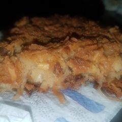 A picture of Almond Joy cookie bars.