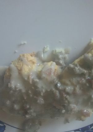 A picture of Beef and Bacon Milk Gravy.