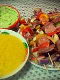 Brochetas Mar y Tierra