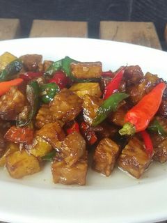 Foto resep Orek tempe + kentang pedas manis