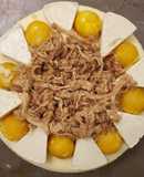 Bánh bông lan hongkong trứng muối phô mai chà bông