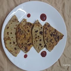 A picture of Chena Paratha.