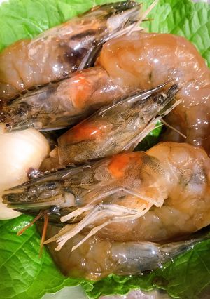 รูปของ กุ้งดองคันจังเกาหลี 🦐🧅style by barbie👩🏼‍🍳