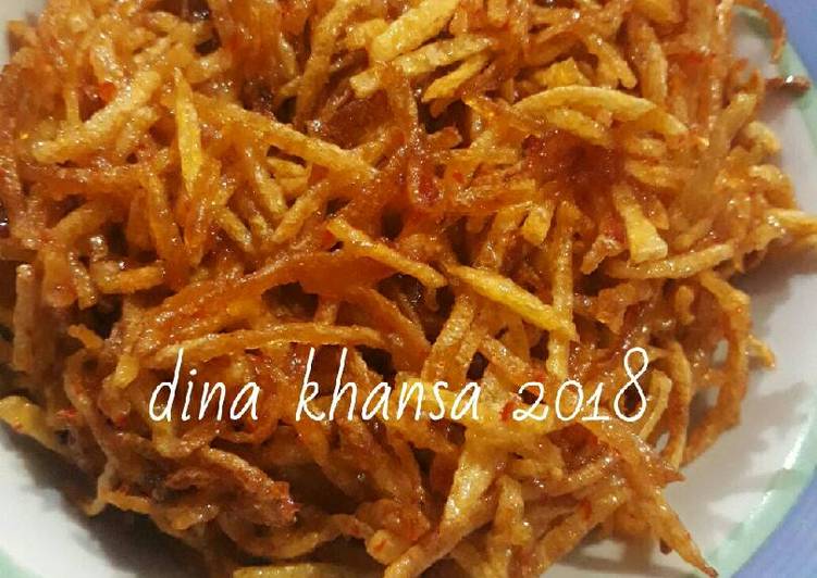 Cara buat Kering kentang mustofa yang nikmat dan Mudah Dibuat