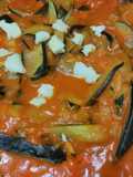 Calabacines en salsa cremosa🥛de pimentón🌶️🧀🍎