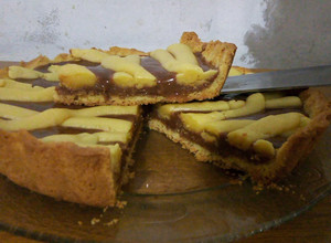 Una foto de Pasta frola de dulce de leche