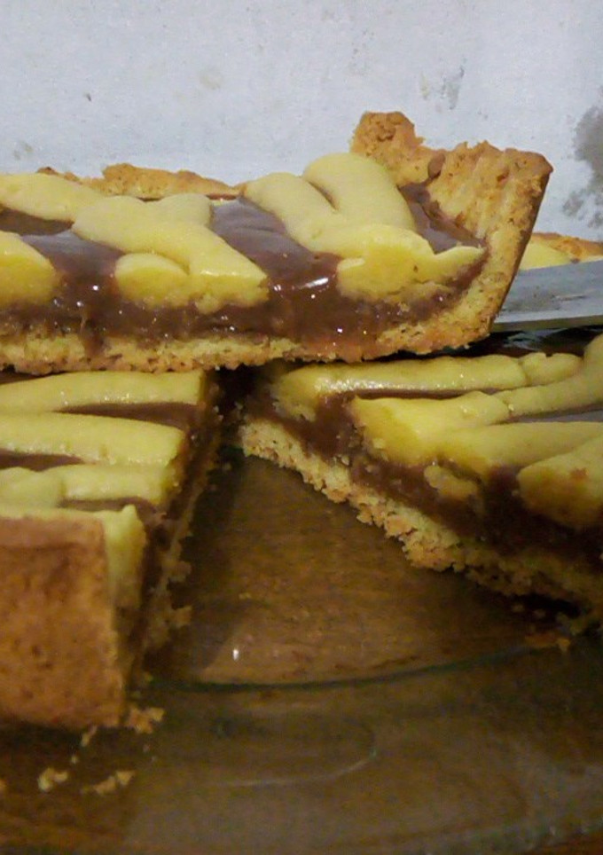 Una foto de Pasta frola de dulce de leche
