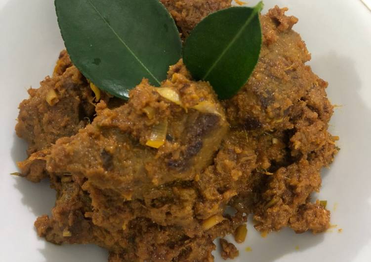 Rendang Padang sederhana