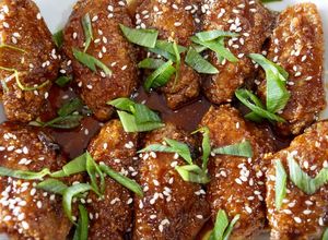Foto resep Chicken Wings with Garlic & Honey Sauce