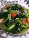 Tumis sawi hijau/caisim/sosin