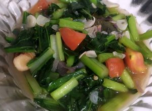 Foto resep Tumis sawi hijau/caisim/sosin