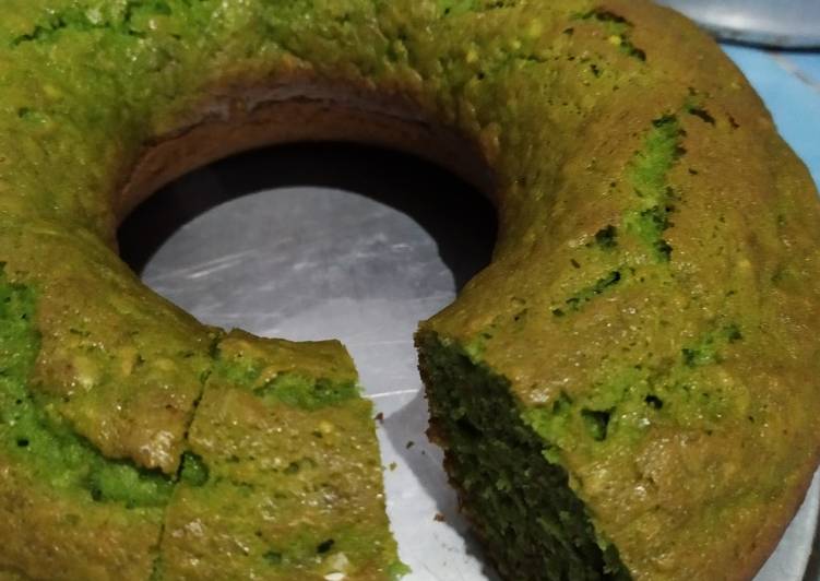 Resep Bolu pisang pandan Anti Gagal