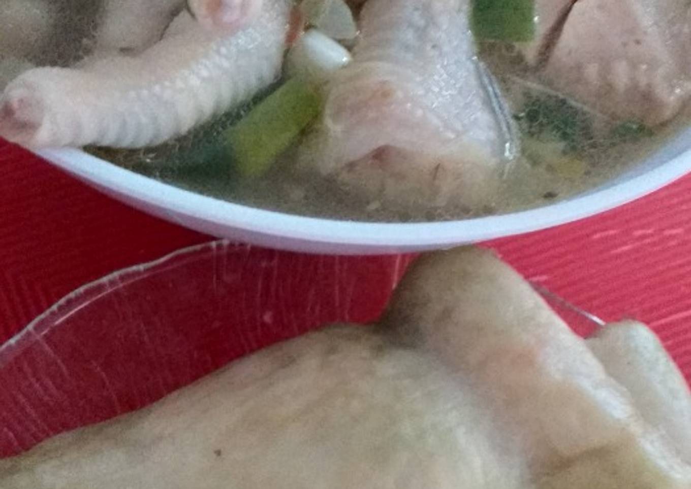 Sup ceker bakso