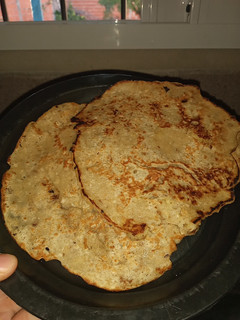 Una foto de Panqueques de avena