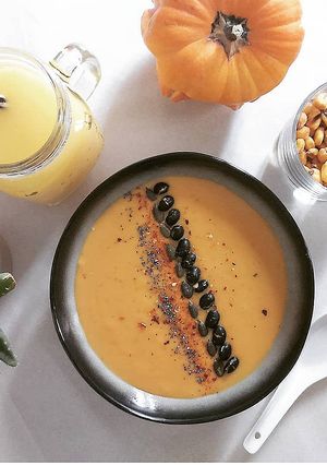 Une photo de Pumkins soup