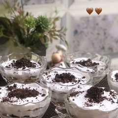 طبقات البسكويت مع الكريمة😋💕-レシピのメイン写真
