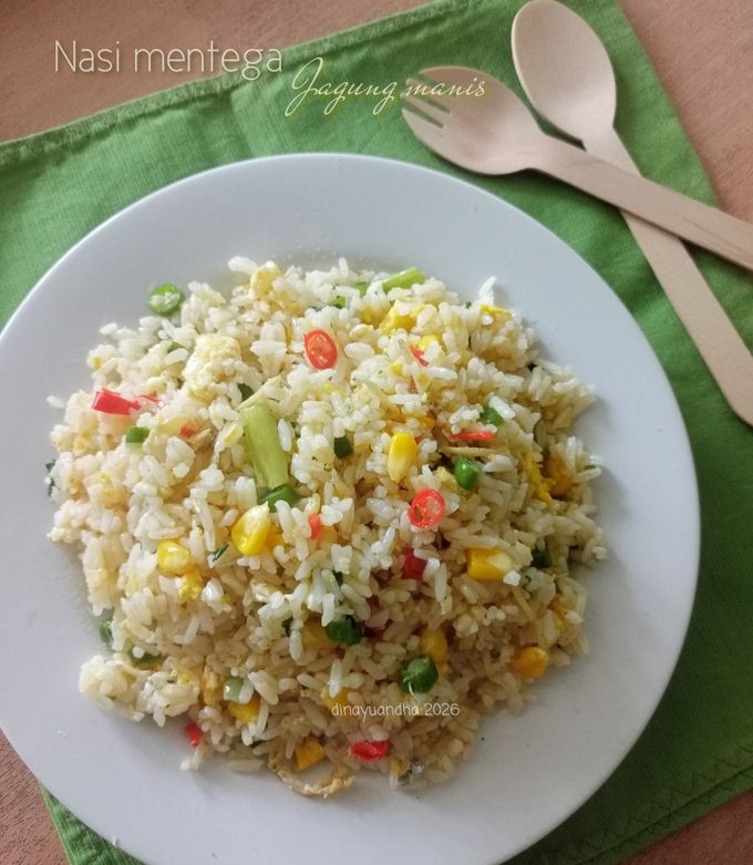 Foto resep Nasi Mentega Jagung manis