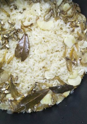 Foto resep Nasi Liwet teri sederhana