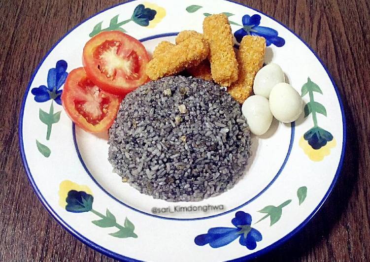 Nasi Goreng Hitam Simple Nugget Seafood #PR_BukanNasiBiasa