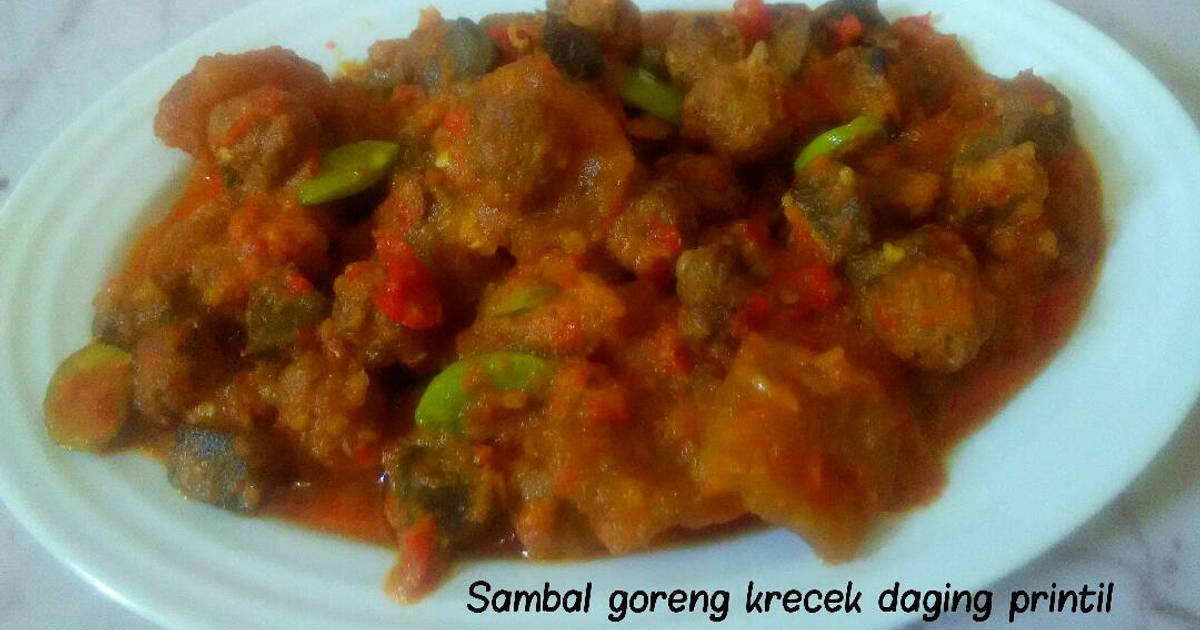 Resep Sambal goreng krecek daging printil by dapur lariza oleh Marlina Lina - Cookpad