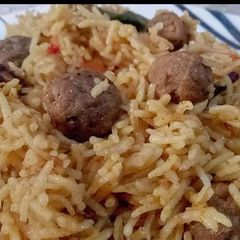 Chicken Moti pulao A picture of Chicken Moti pulao.