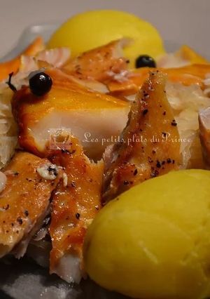 Une photo de Choucroute de la Mer aux poissons fumés