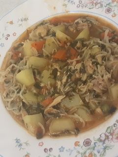 عکسی از دستور سوپ رشته فرنگی 😋🤗