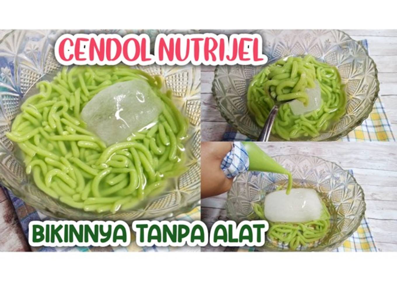Cendol Nutrijel Tanpa Alat