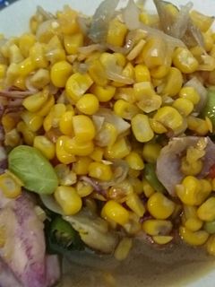 Foto resep Tumis jagung cumi asin