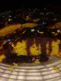 Torta de naranja 🍊 con baño de chocolate 🍫💛