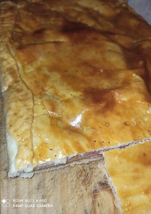 Una foto de Torta de fiambre