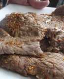 Carne a la brava seca