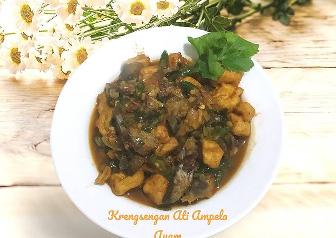 Resep Krengsengan Ati Ampela Ayam Oleh Suryani - Cookpad